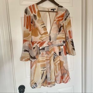 Fashion Nova abstract romper